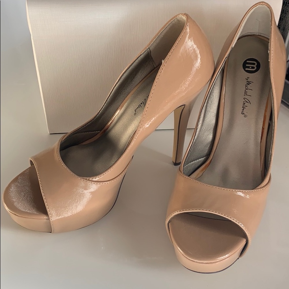 Nude Platform Heels